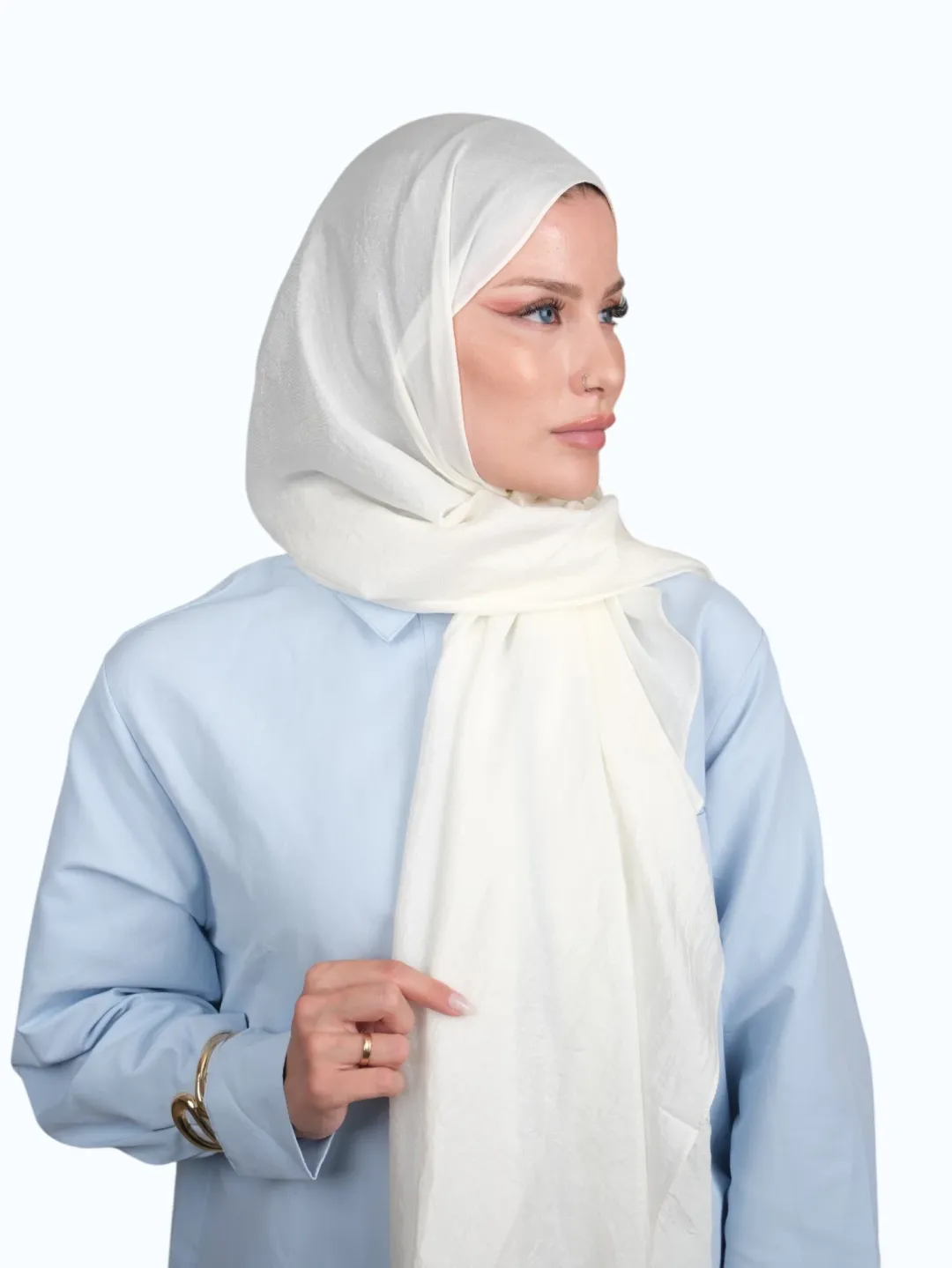 Harem Scarf Brisa Vual Şal Ekru