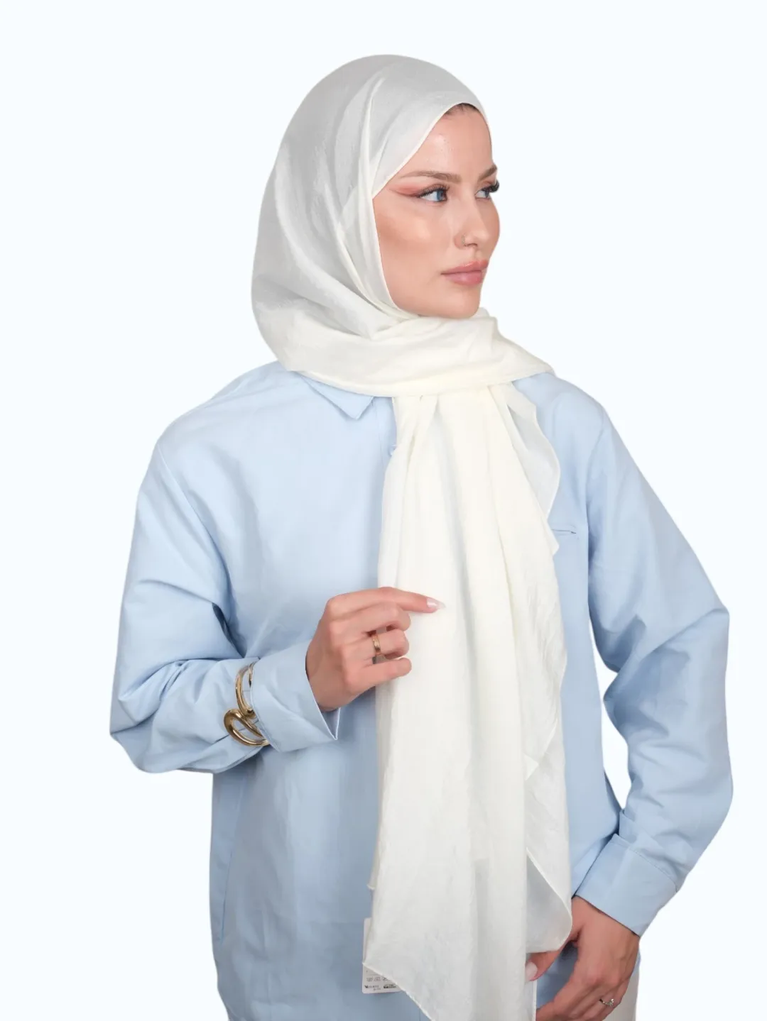 Harem Scarf Brisa Vual Şal Ekru