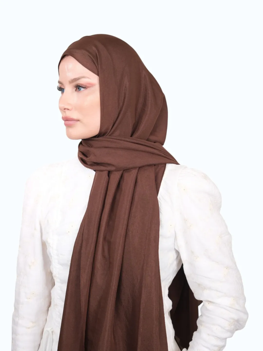 Harem Scarf Brisa Vual Şal Acı Kahve