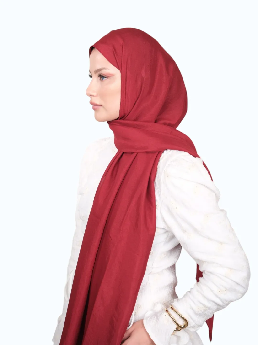 Harem Scarf Brisa Vual Şal Bordo