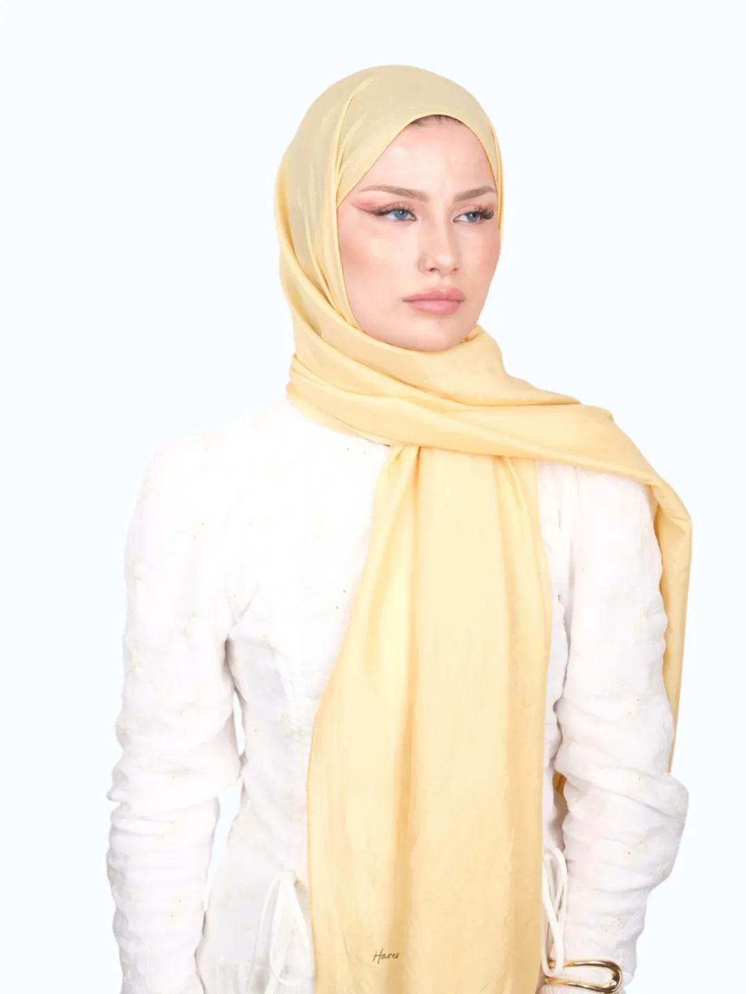 Harem Scarf Brisa Vual Şal Hardal Sarı
