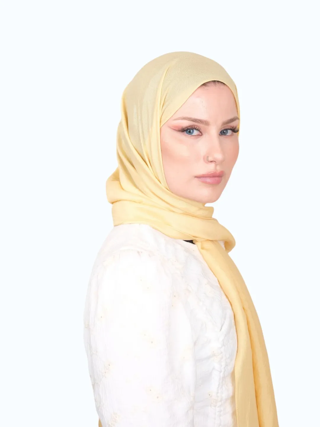 Harem Scarf Brisa Vual Şal Hardal Sarı