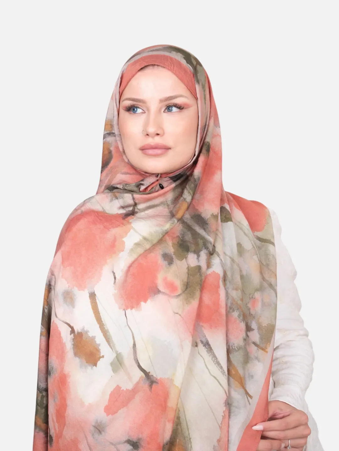 Harem Scarf Bianca Tencel Şal Somon