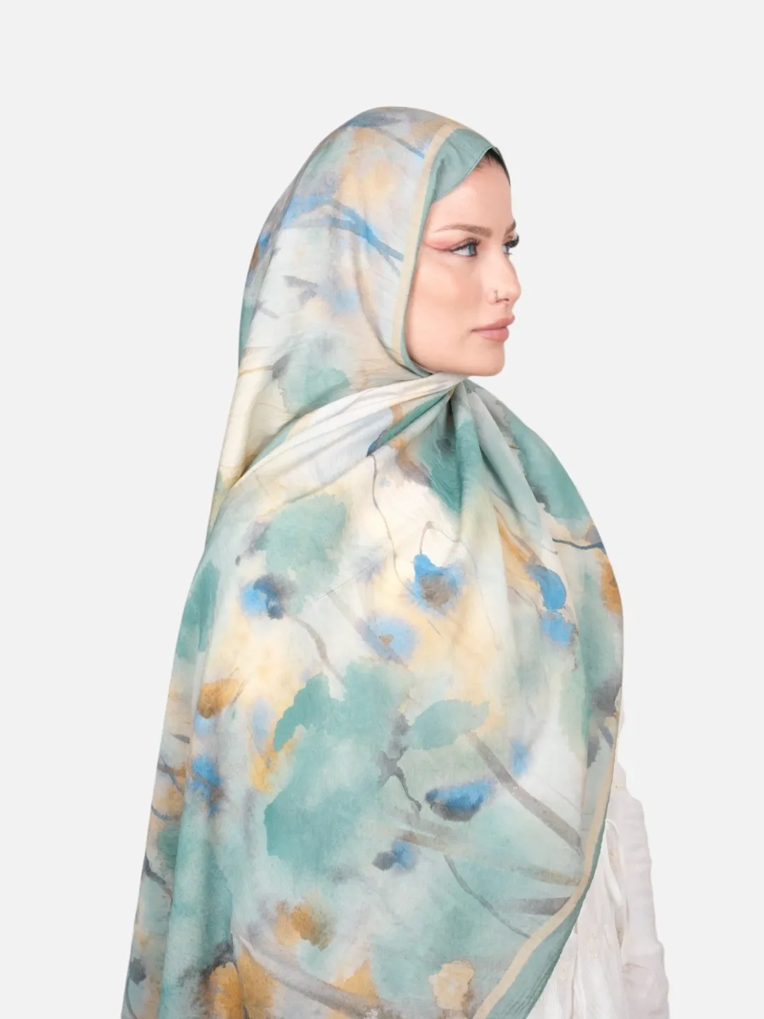 Harem Scarf Bianca Tencel Şal Mint