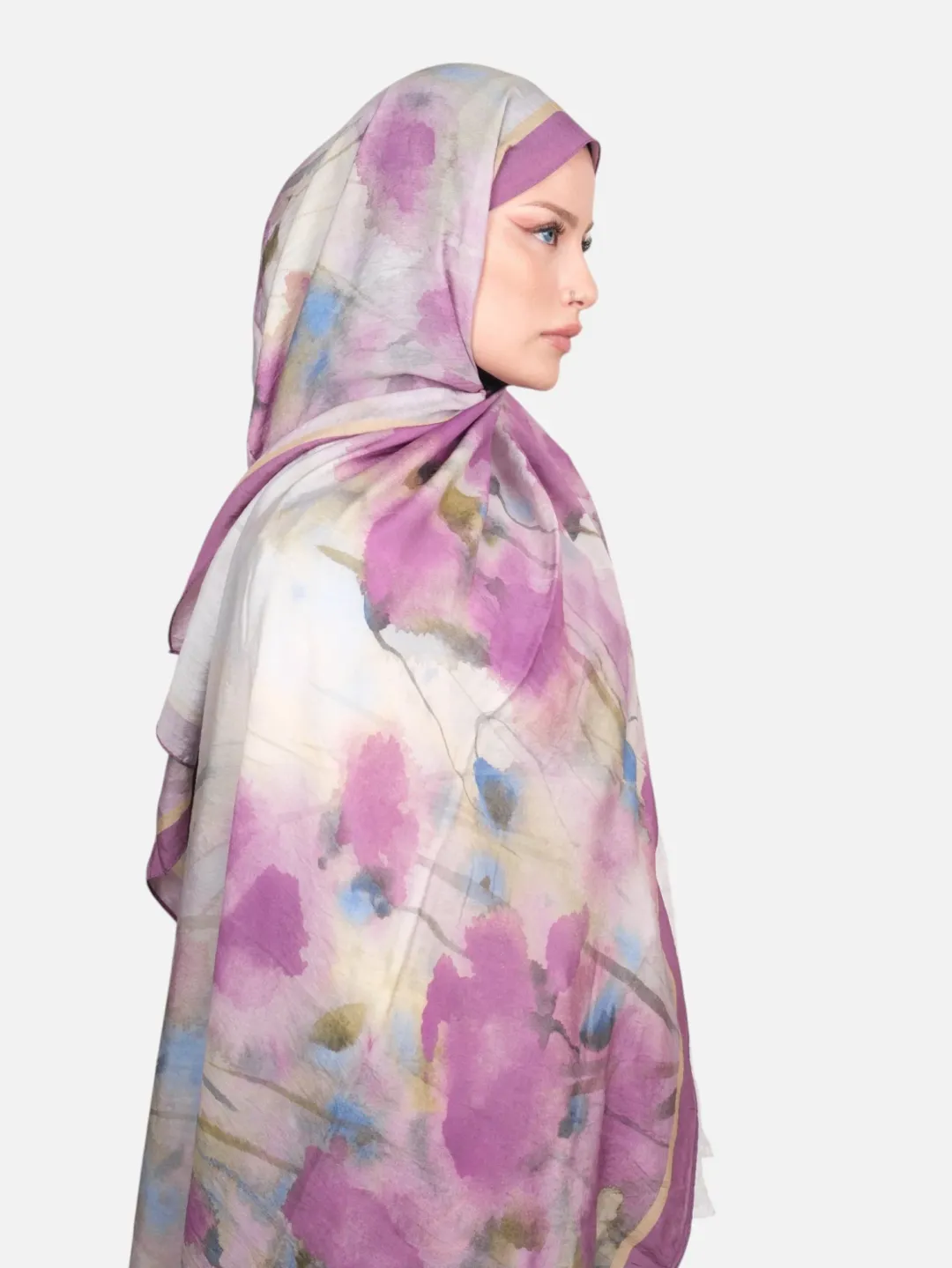 Harem Scarf Bianca Tencel Şal Lavanta
