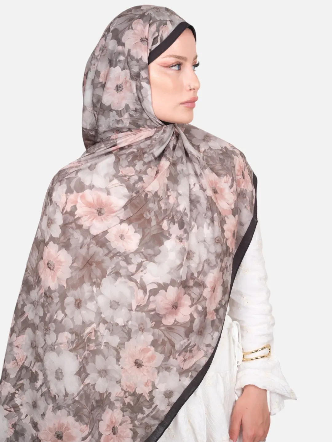 Harem Scarf Bianca Tencel Şal Pudra