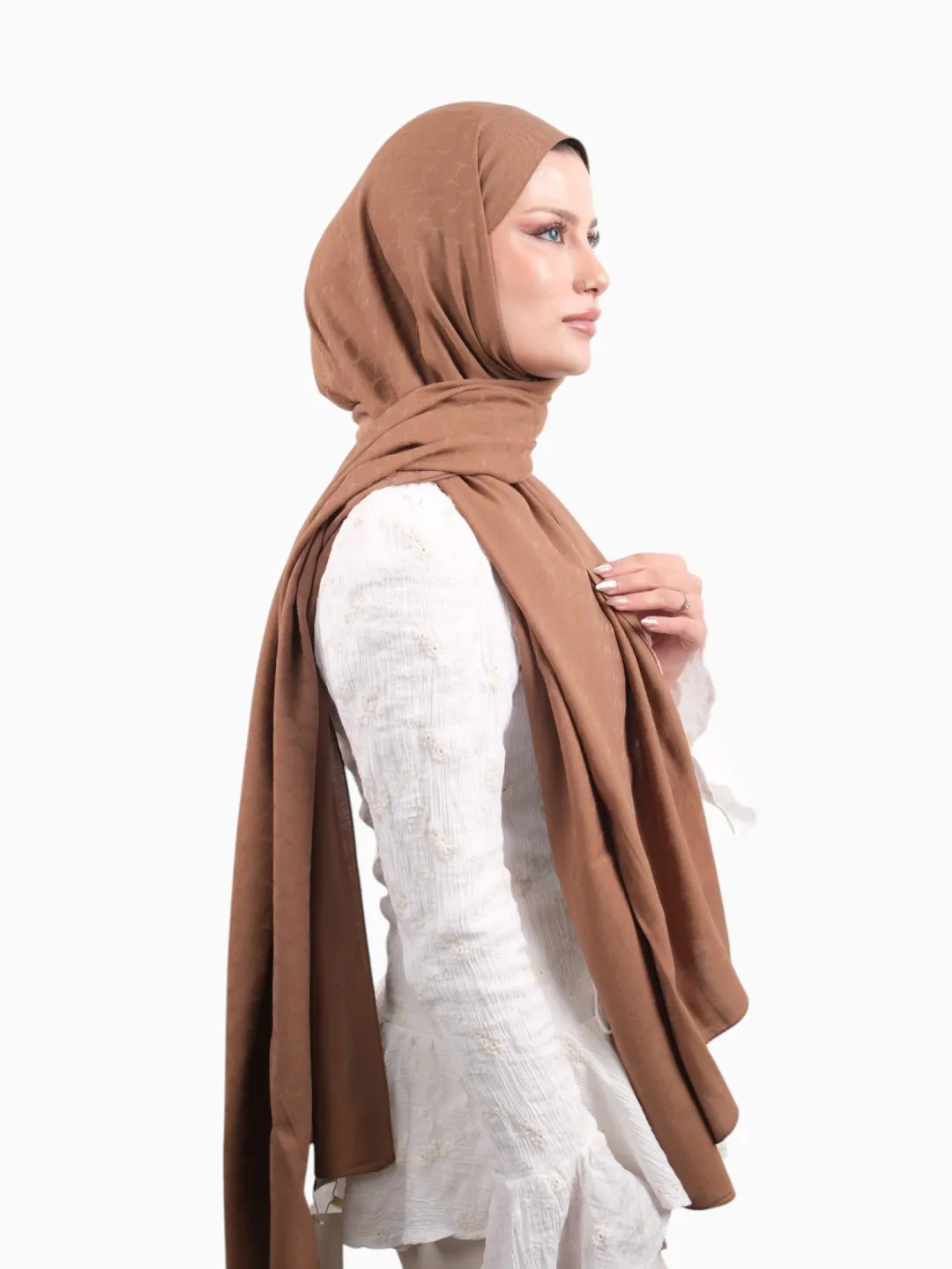 Armine Bambu Cotton Şal Latte