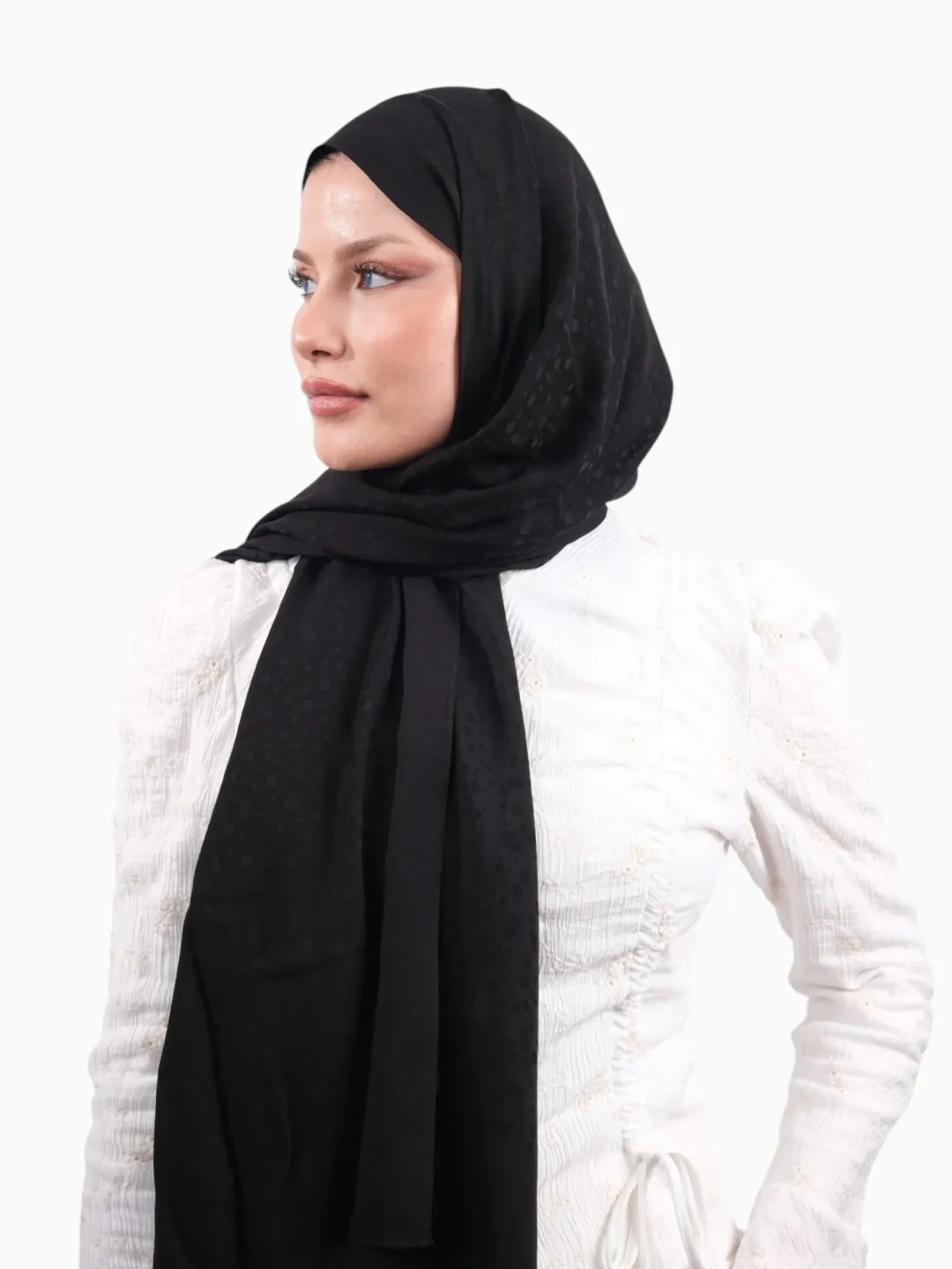Armine Bambu Cotton Şal Siyah