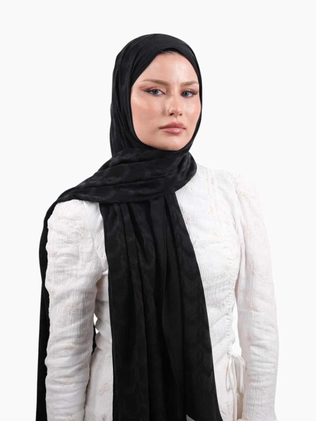Armine Cupra Cool Şal Siyah