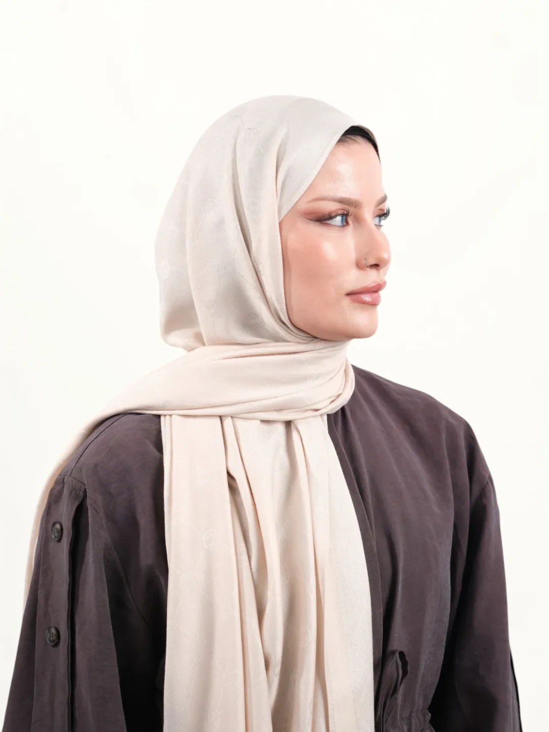 Armine Viskon Şal Ekru