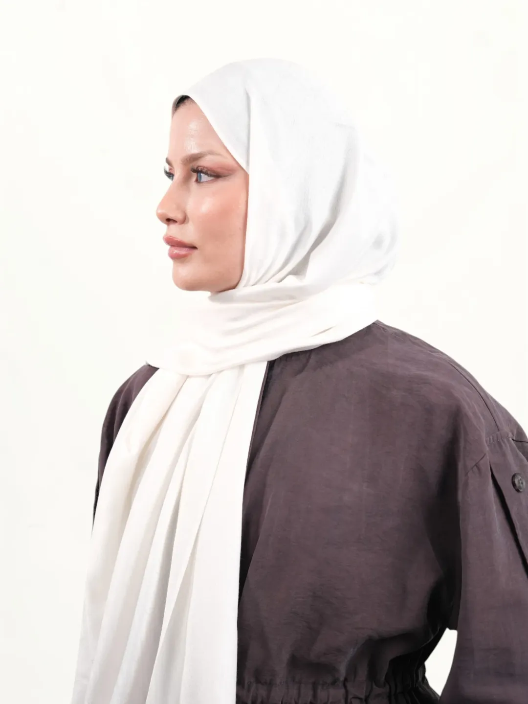 Armine Viskon Şal Bej-009