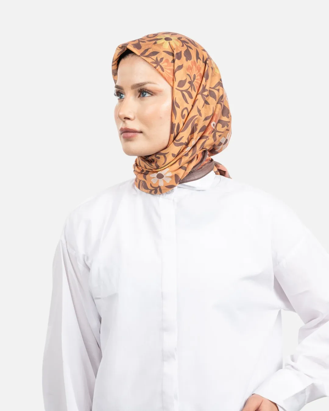 Belli Fresh Rozy Eşarp Camel-04