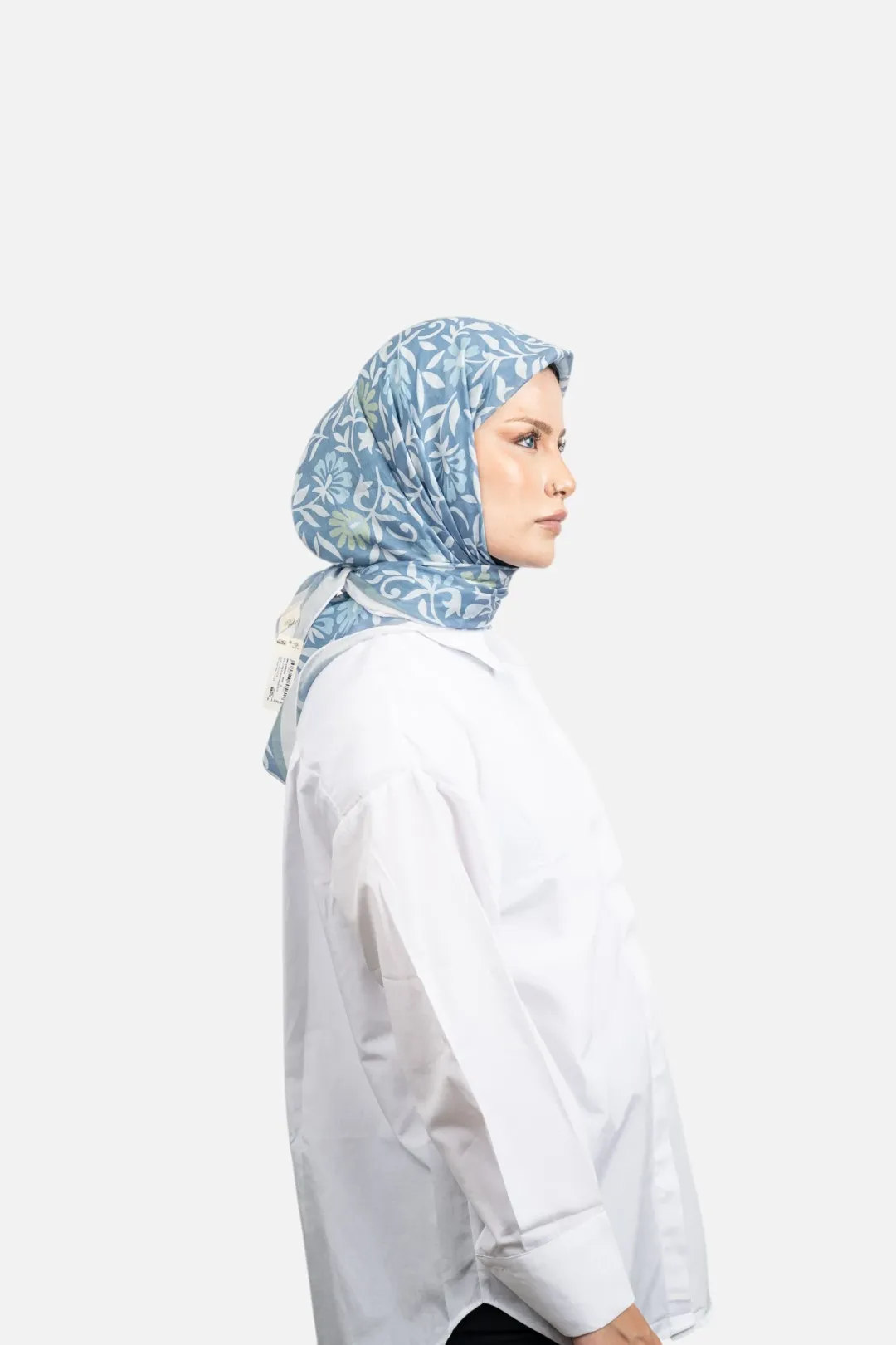Belli Fresh Rozy Eşarp Mavi-03