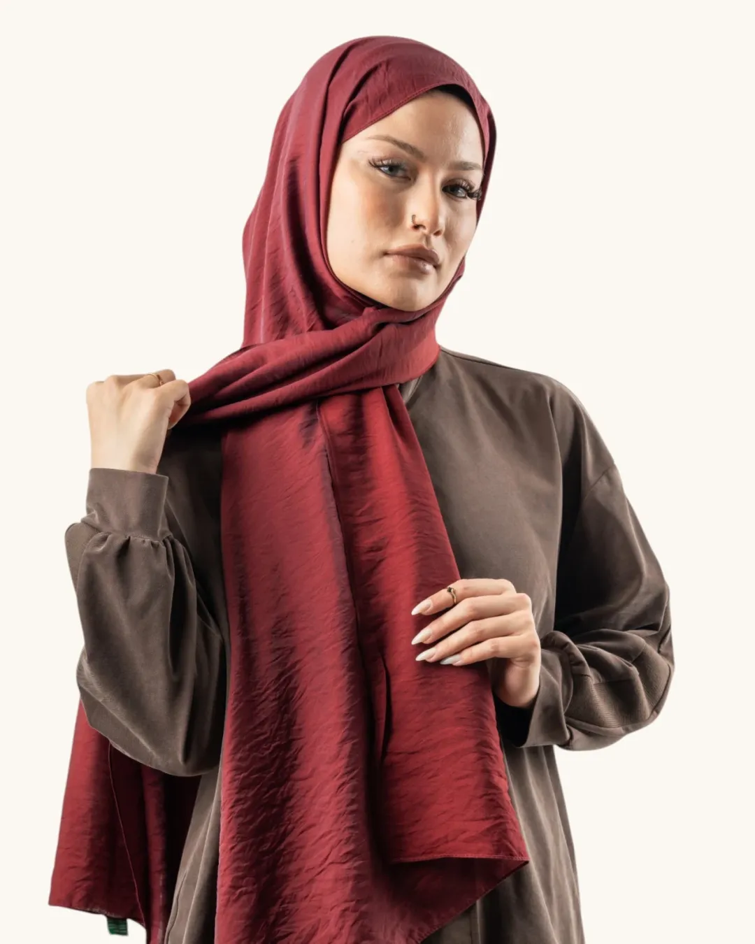 Benetton Siena Lüx Şal Bordo