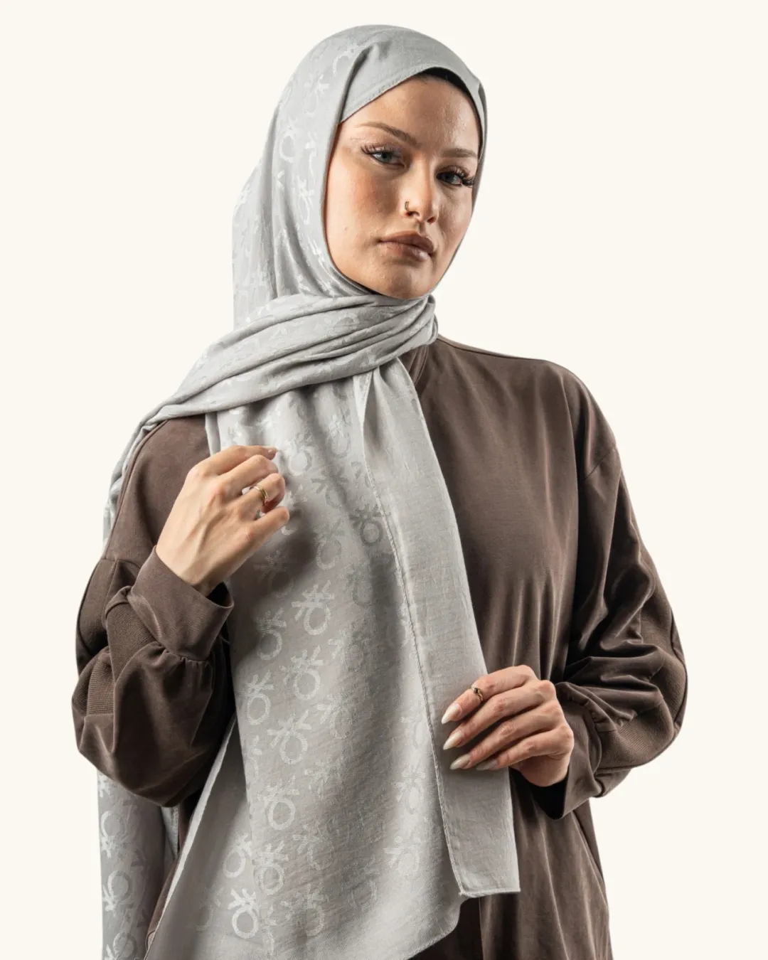 Benetton Lyocell Şal Roma A.Gri