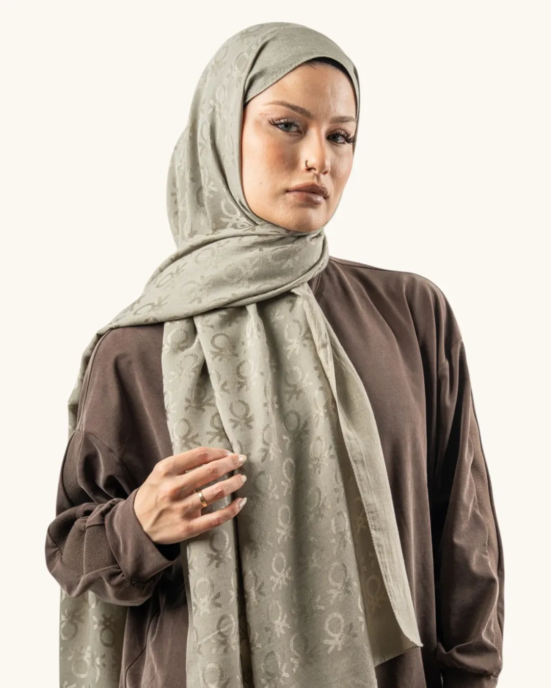 Benetton Lyocell Şal Roma K.Gri