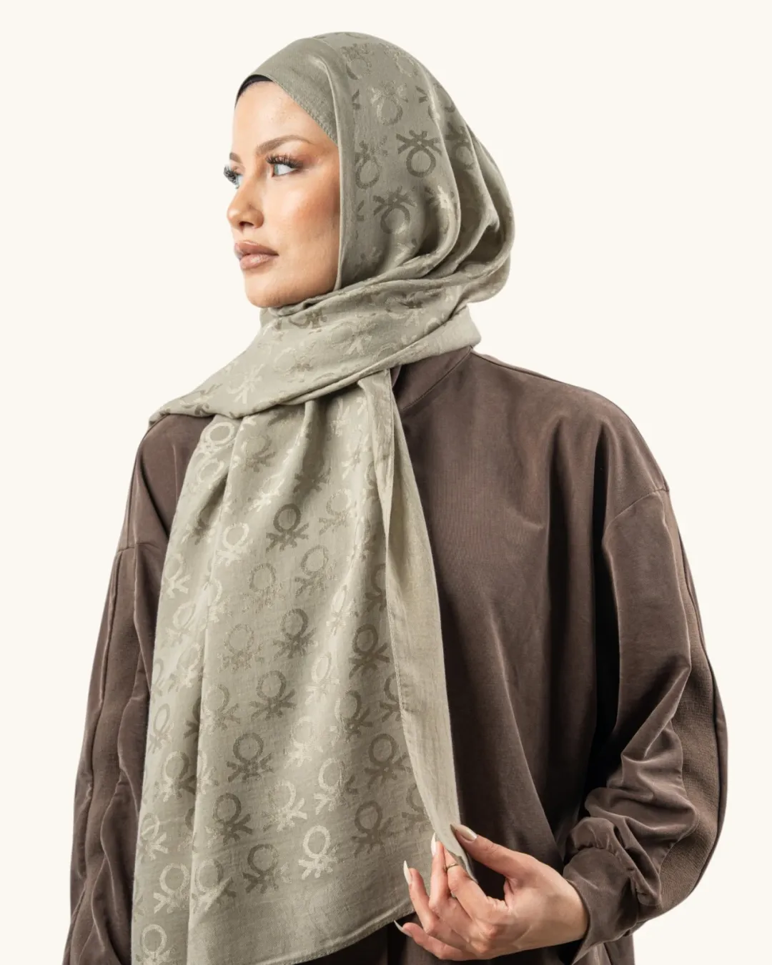 Benetton Lyocell Şal Roma K.Gri