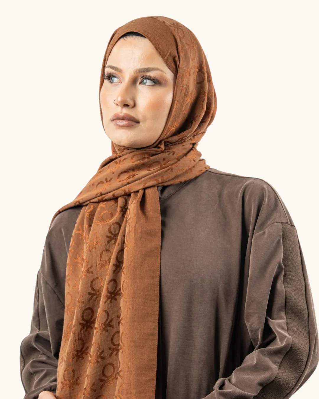 Benetton Lyocell Şal Roma Taba