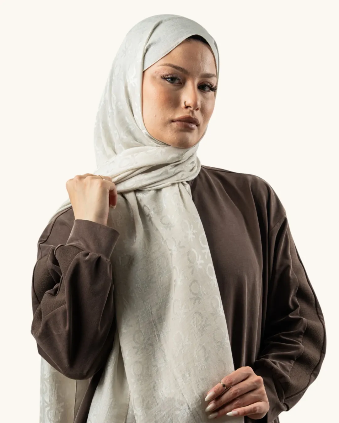Benetton Lyocell Şal Roma Ekru