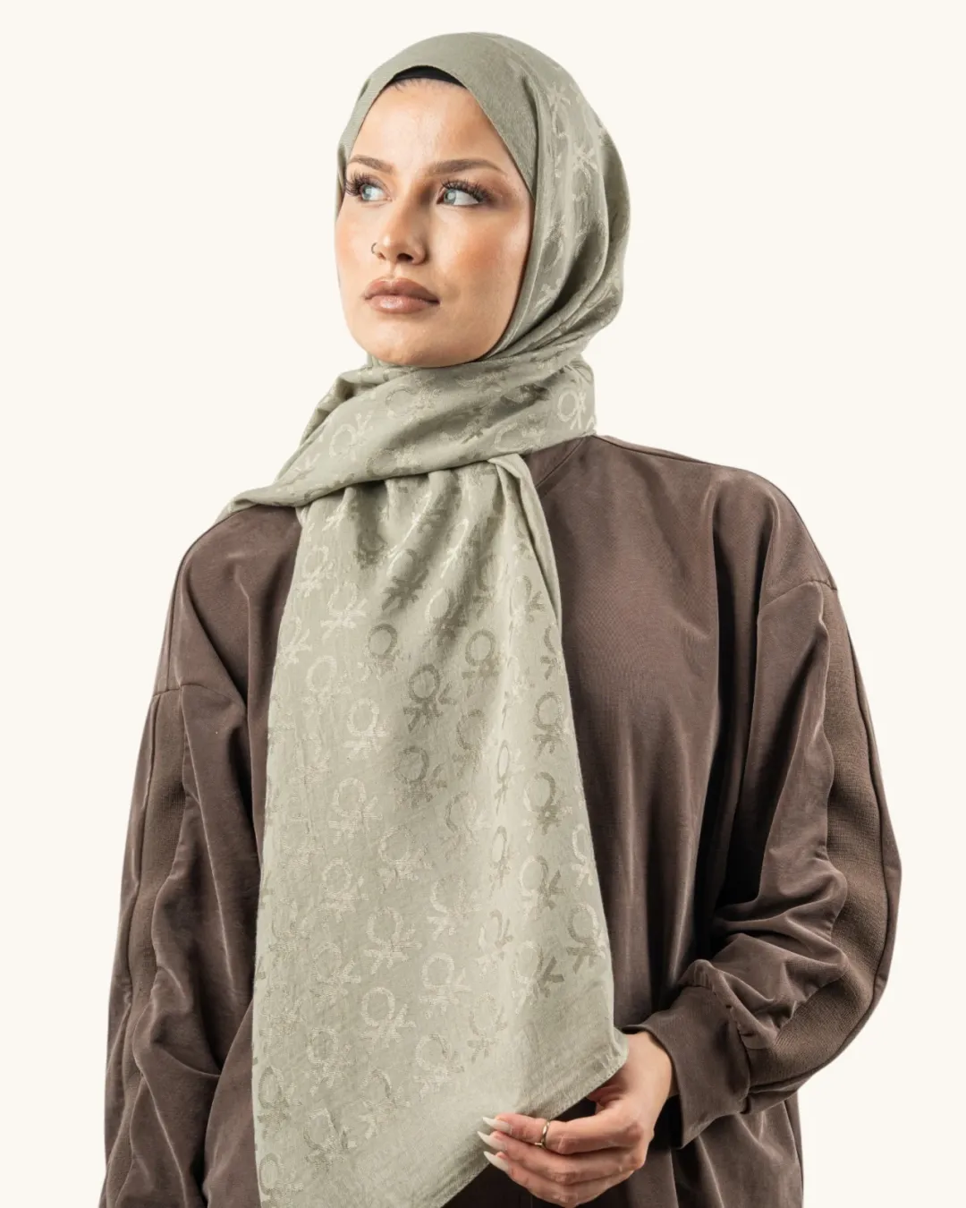 Benetton Lyocell Şal Roma Gri