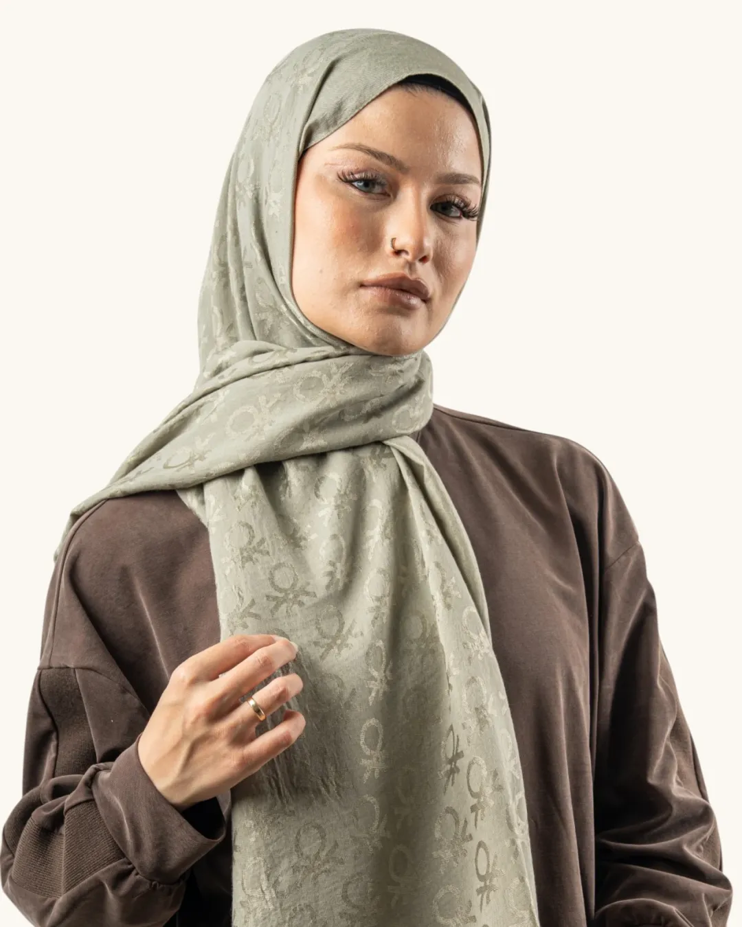 Benetton Lyocell Şal Roma Gri