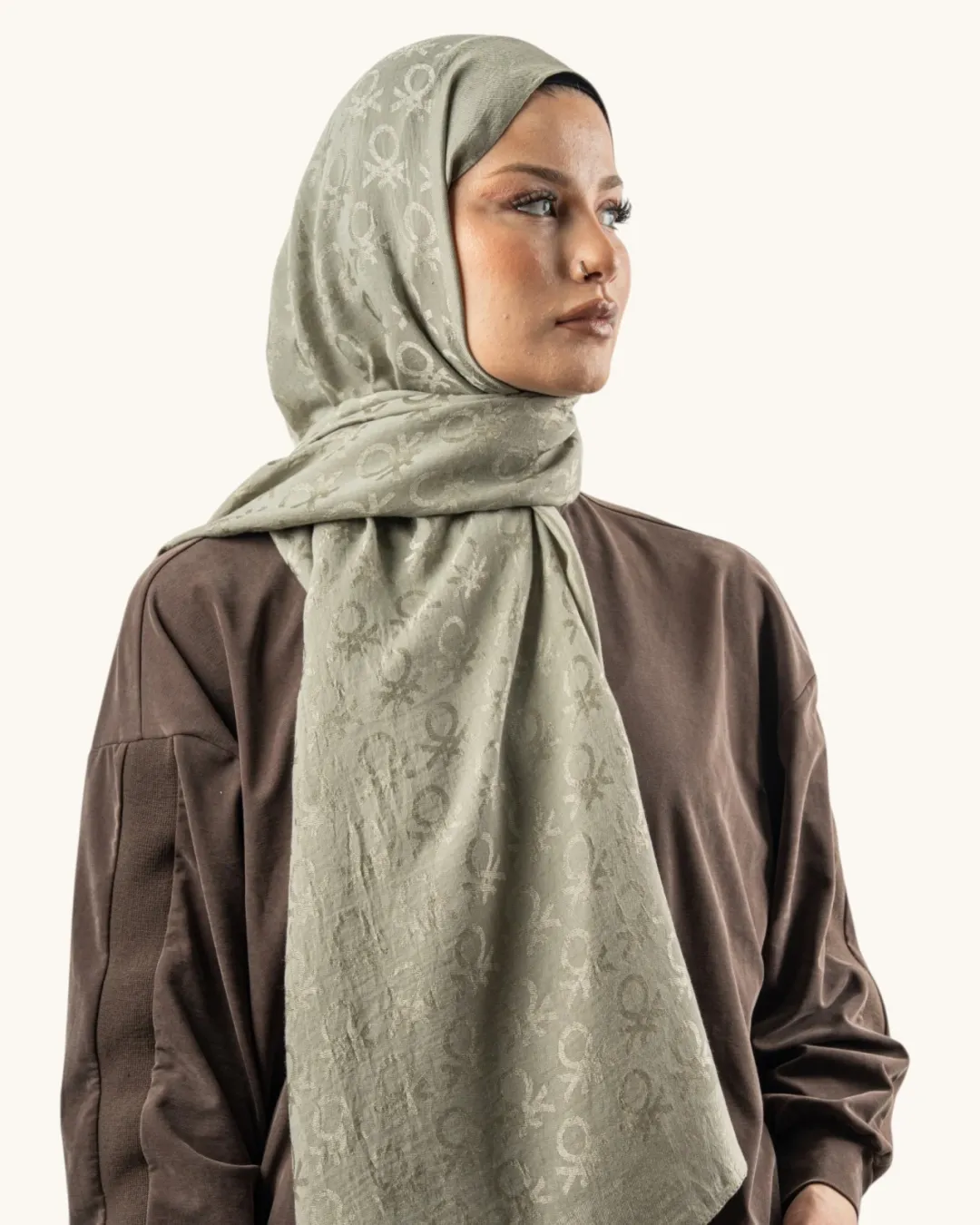 Benetton Lyocell Şal Roma Gri