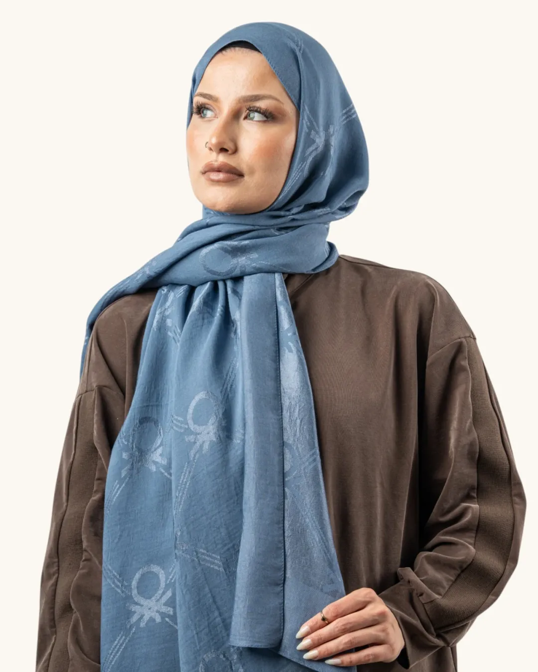 Benetton Lyocell Şal Milano İndigo