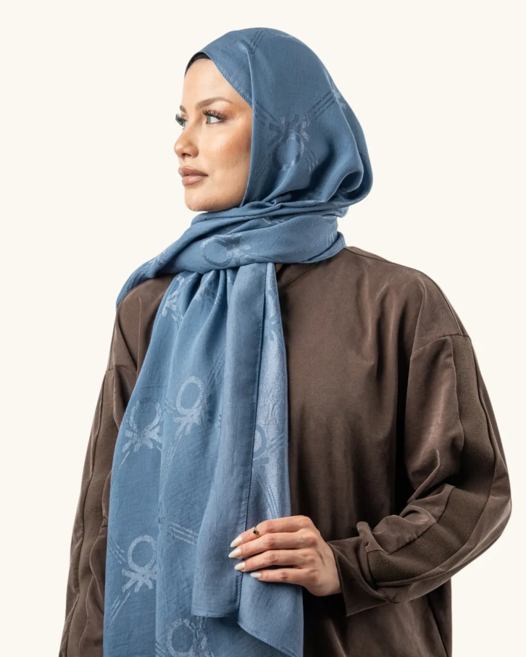 Benetton Lyocell Şal Milano İndigo