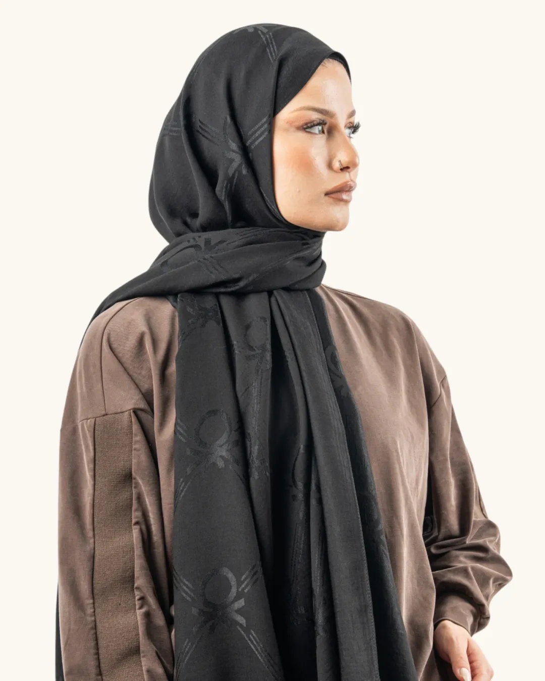 Benetton Lyocell Şal Milano Siyah