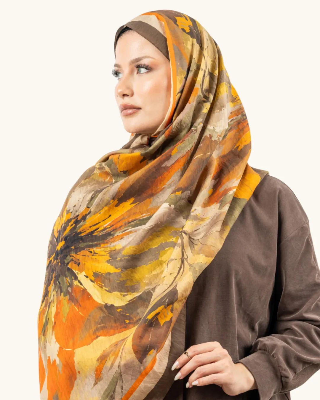 Benetton Fiore Şal Camel