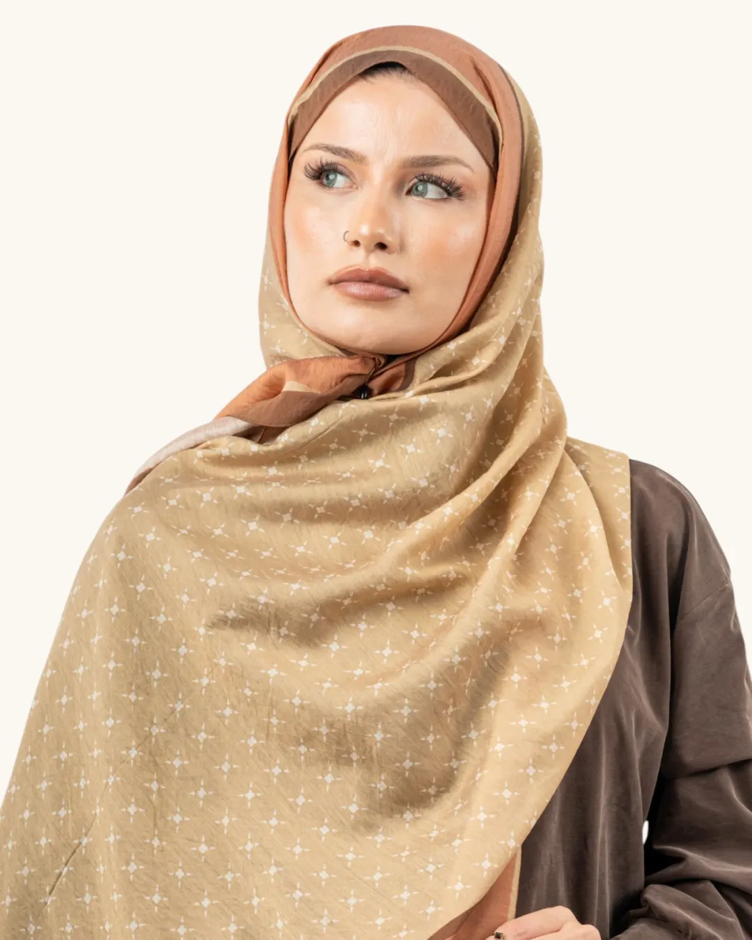 Benetton Fiore Şal Karamel