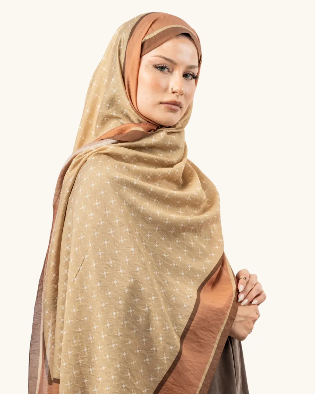 Benetton Fiore Şal Karamel