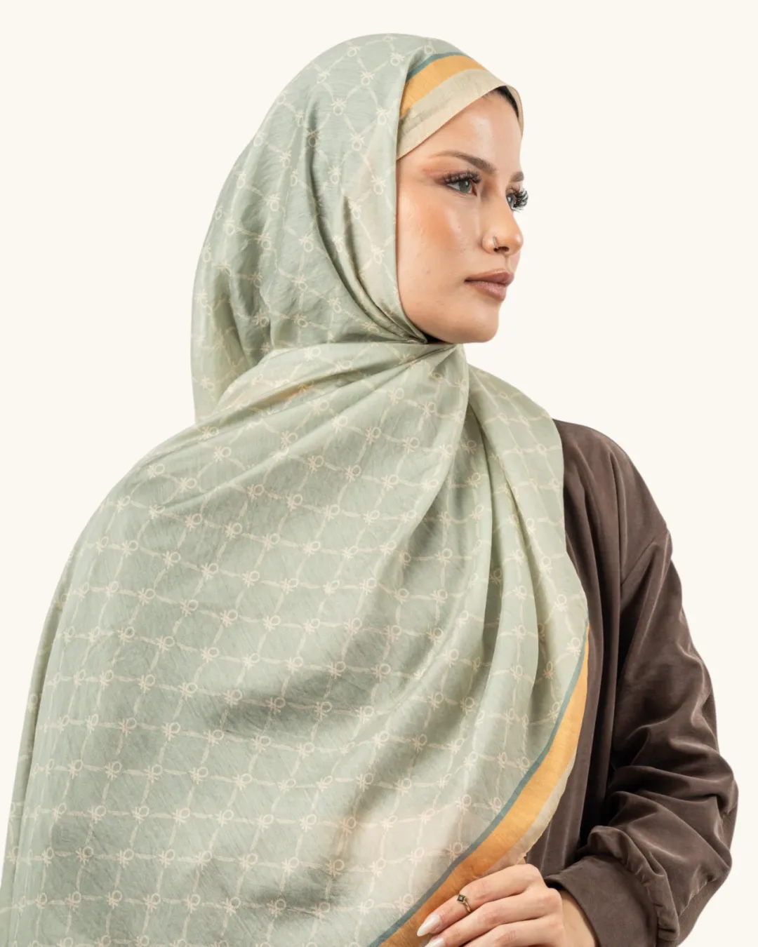 Benetton Fiore Şal Pudra