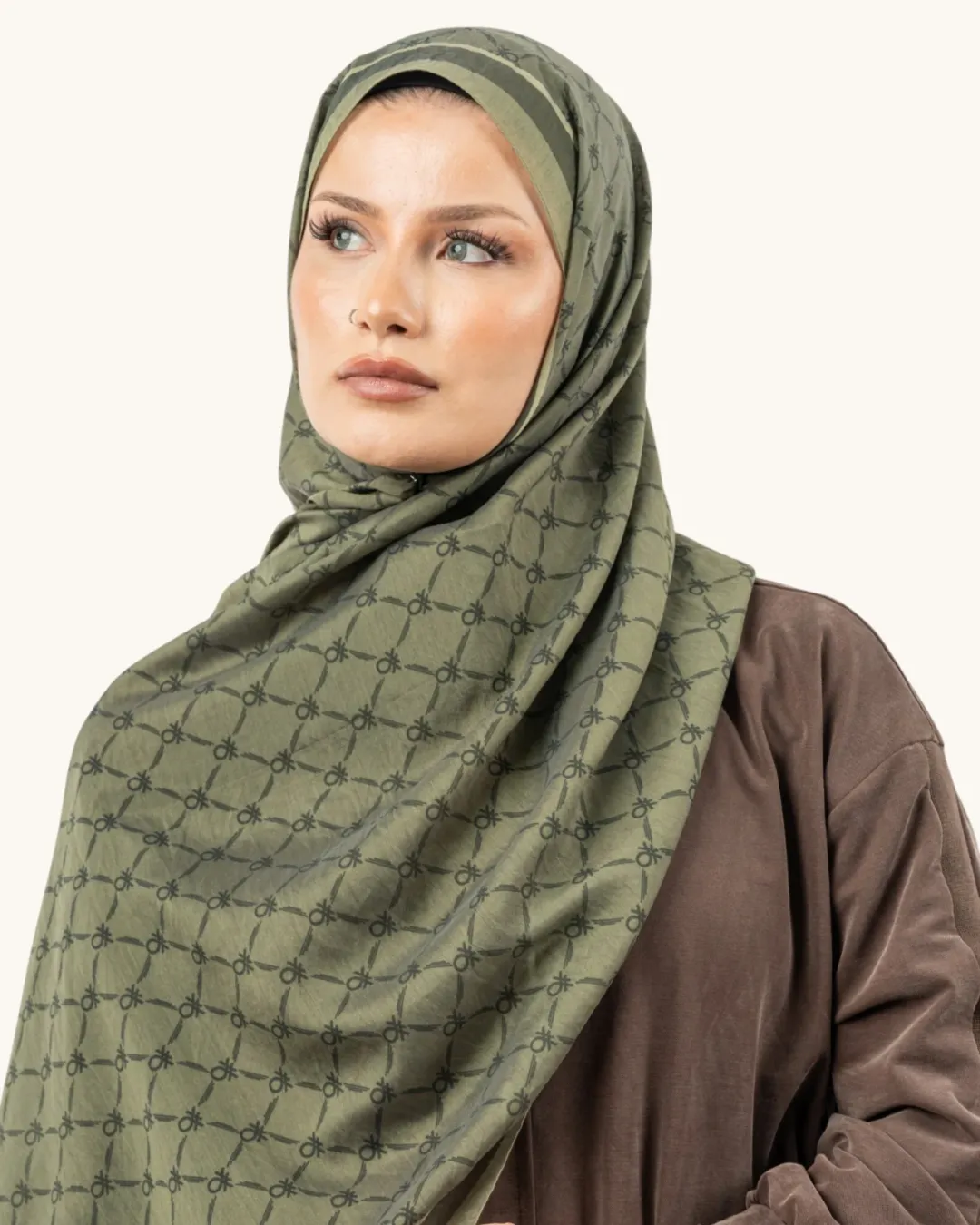 Benetton Fiore Şal Zeytin
