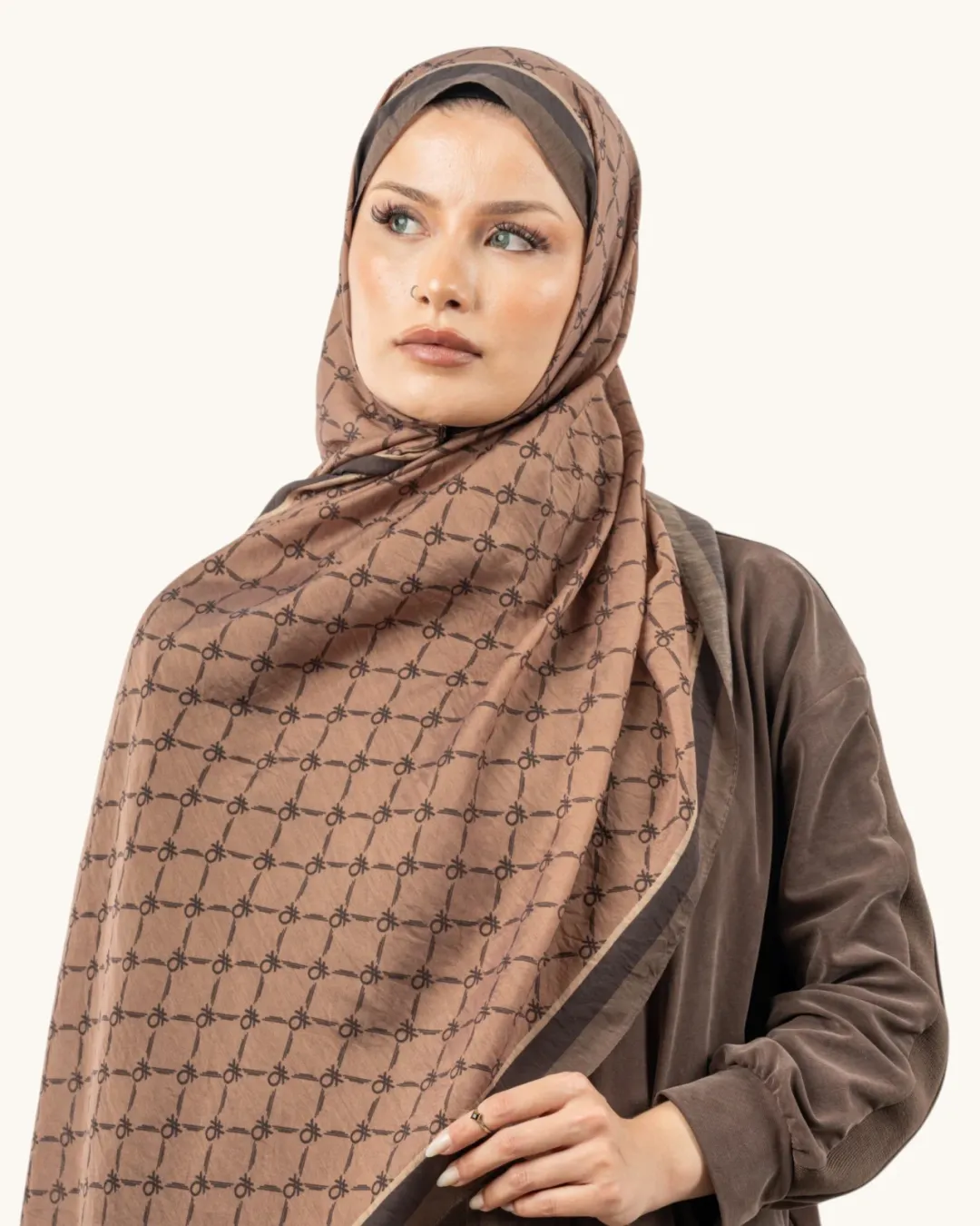 Benetton Fiore Şal Taba