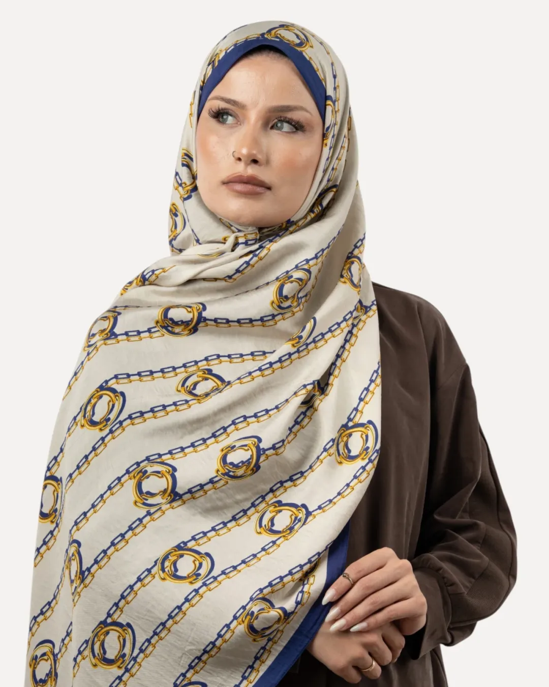 Sisley Verona Şal Ekru-03