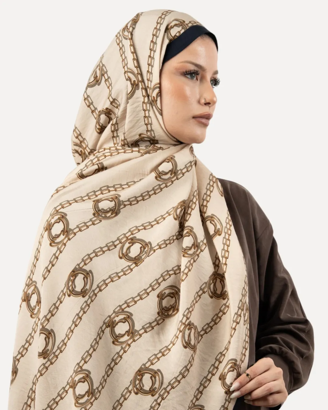Sisley Verona Şal Krem-05