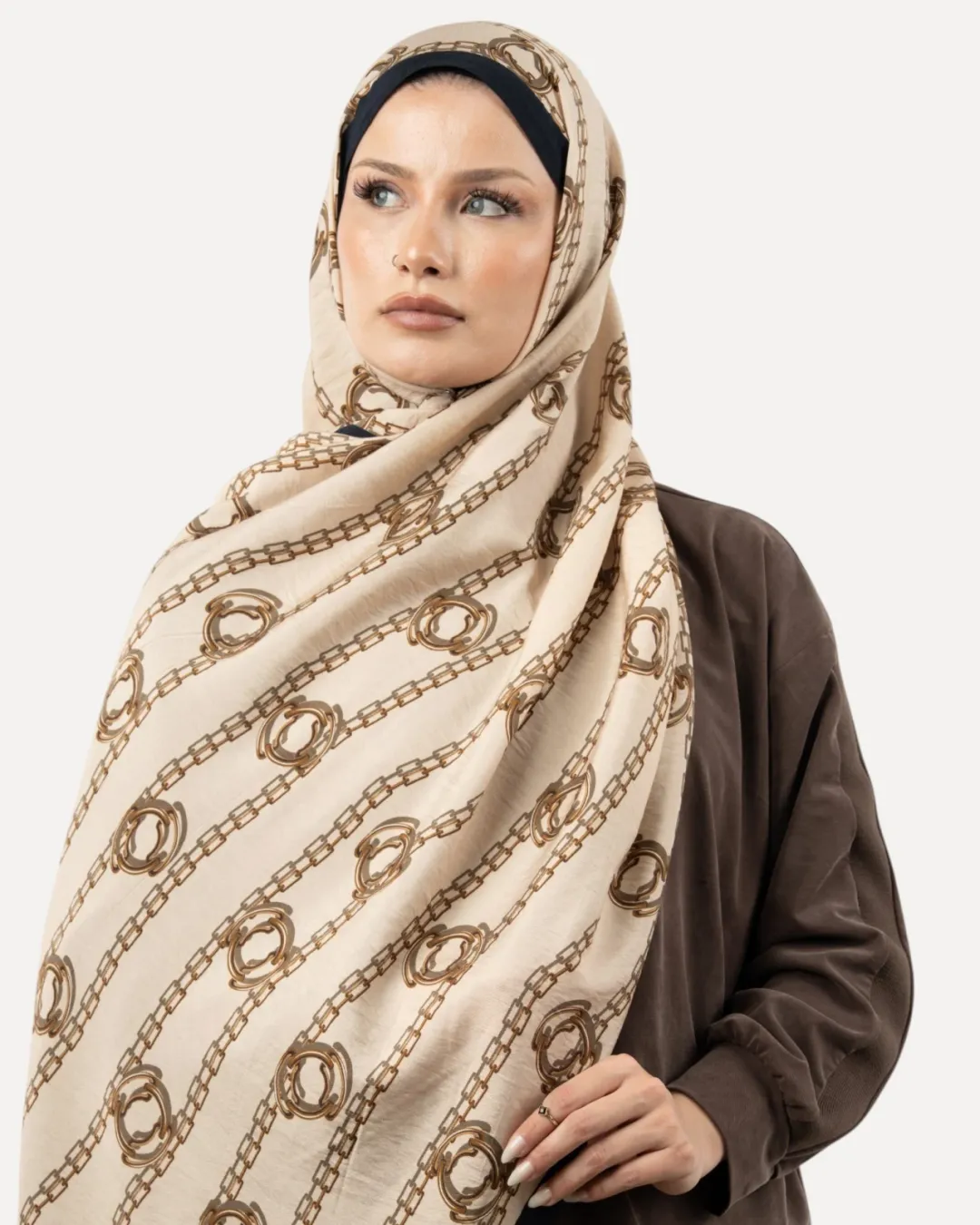 Sisley Verona Şal Krem-05