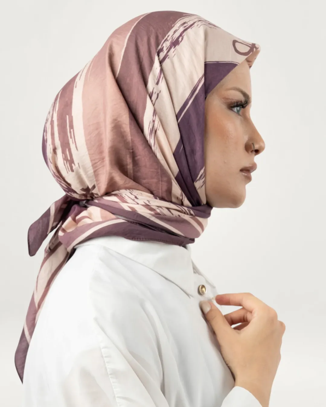 Benetton Siena Eşarp Mürdüm
