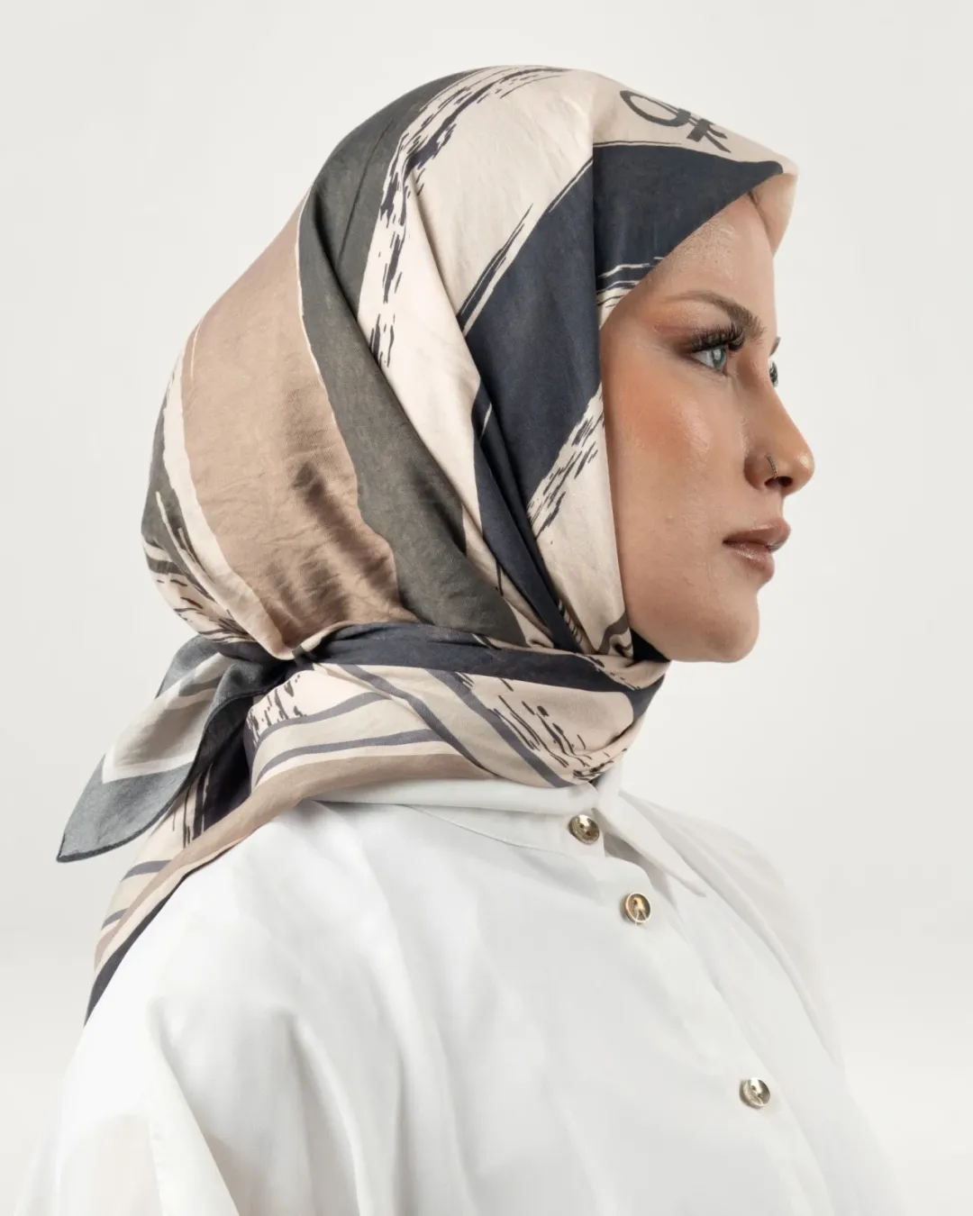 Benetton Siena Eşarp Füme