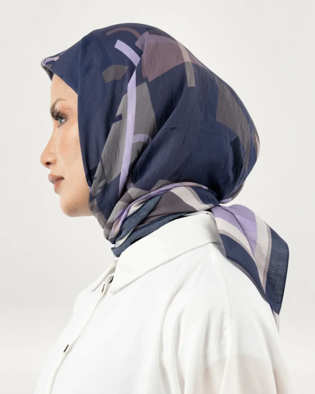 Benetton Siena Eşarp Lacivert-02
