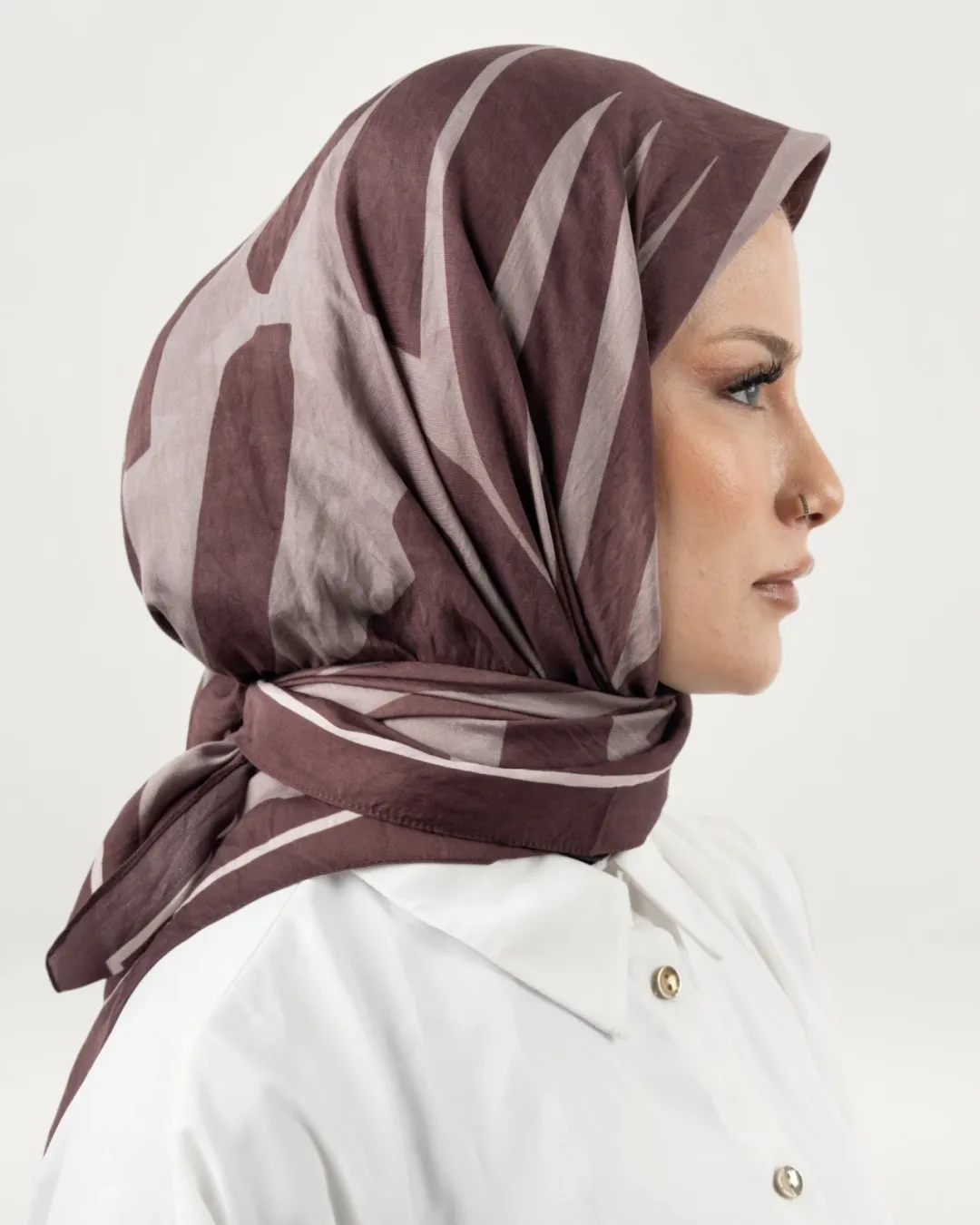 Benetton Siena Eşarp Mürdüm-01