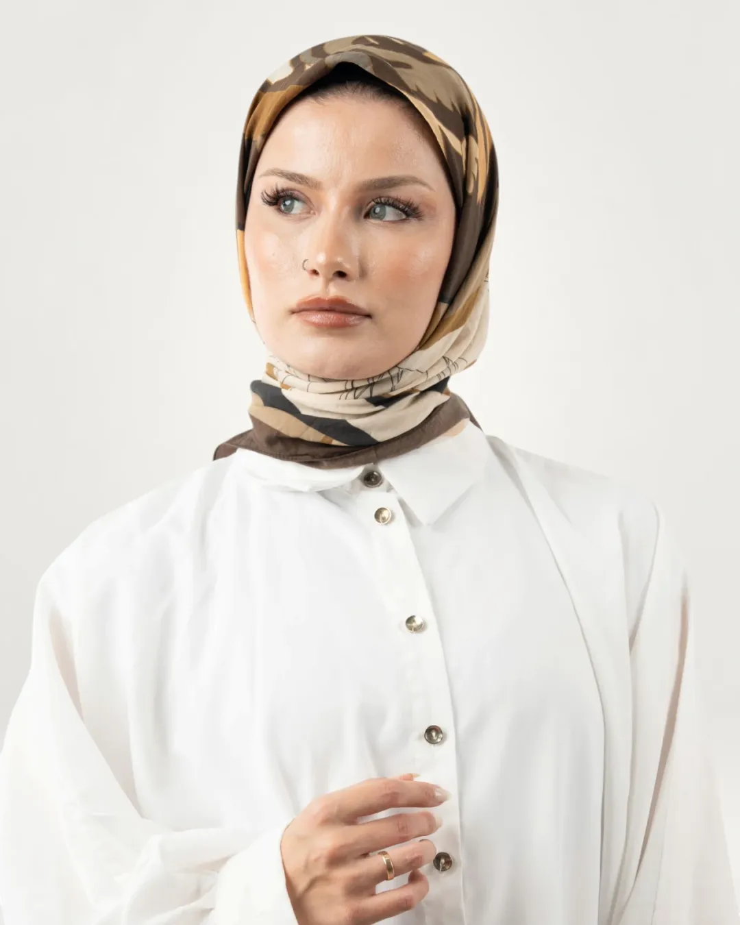 Benetton Siena Eşarp Acı Kahve