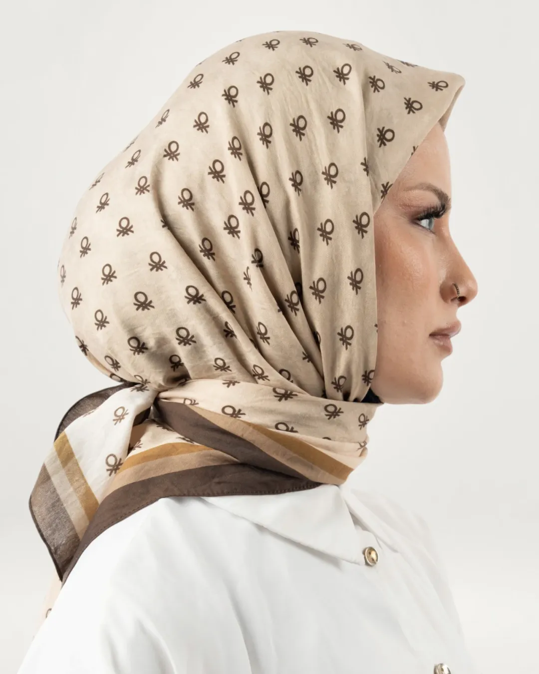 Benetton Siena Eşarp Kahverengi-03
