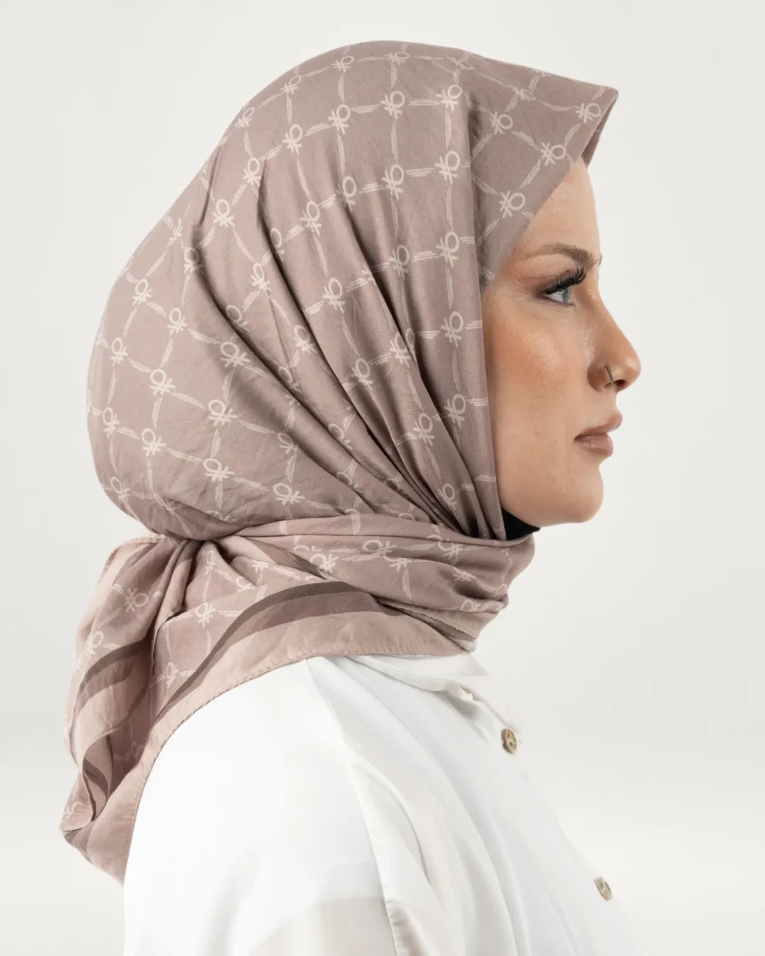 Benetton Siena Eşarp Vizon-08