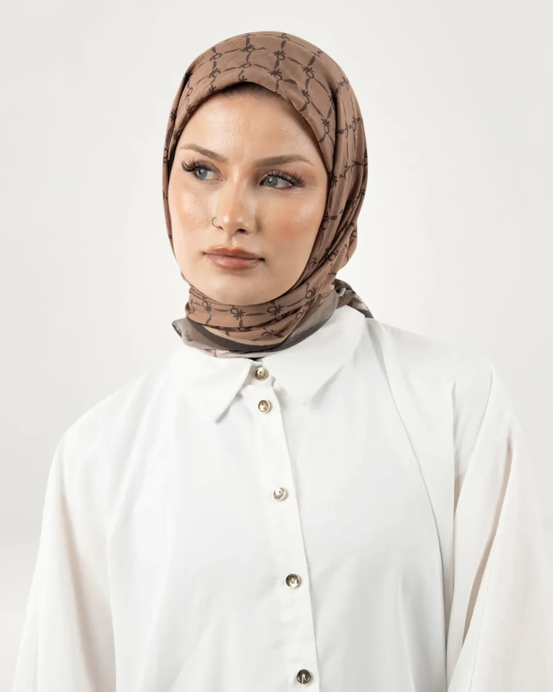 Benetton Siena Eşarp Taba-02