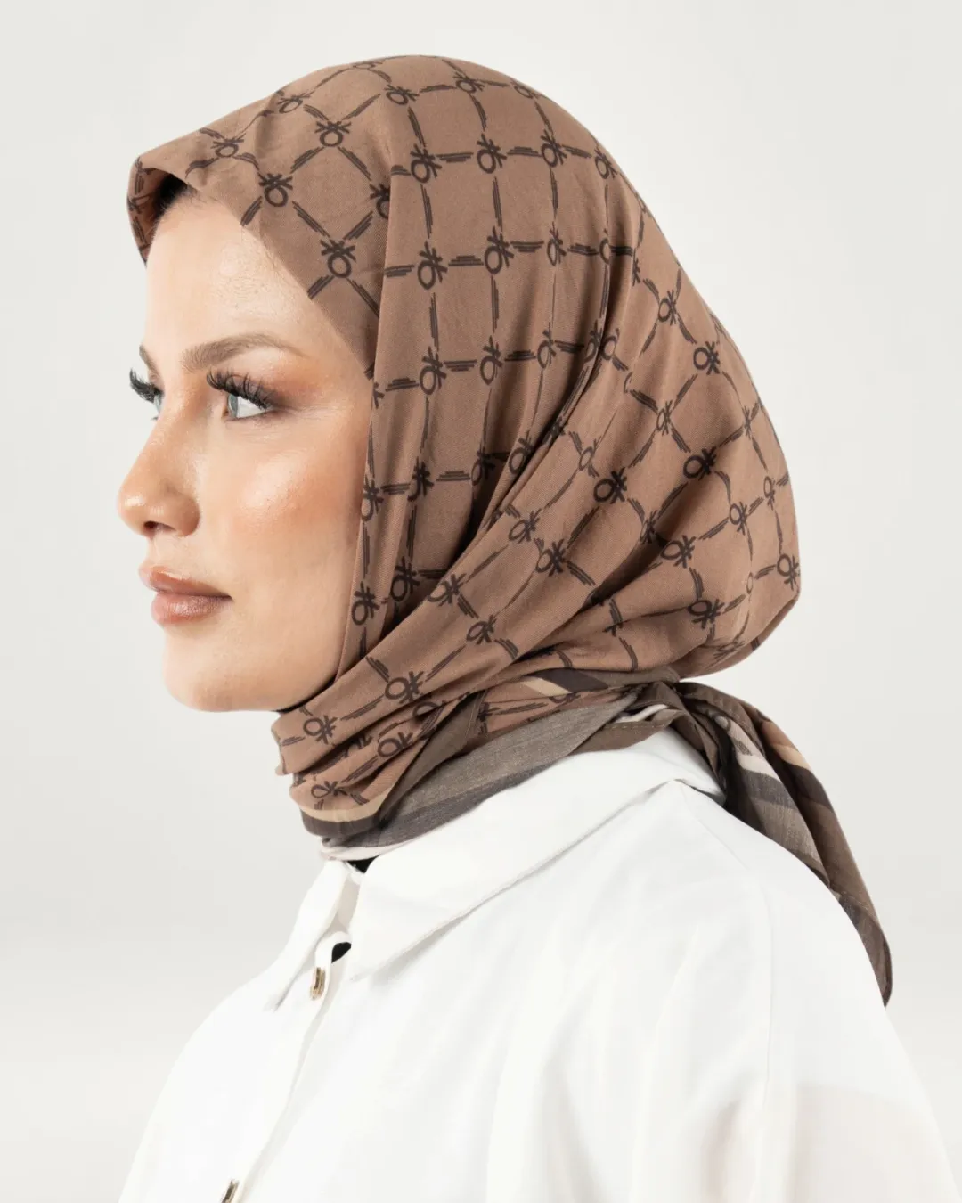Benetton Siena Eşarp Taba-02