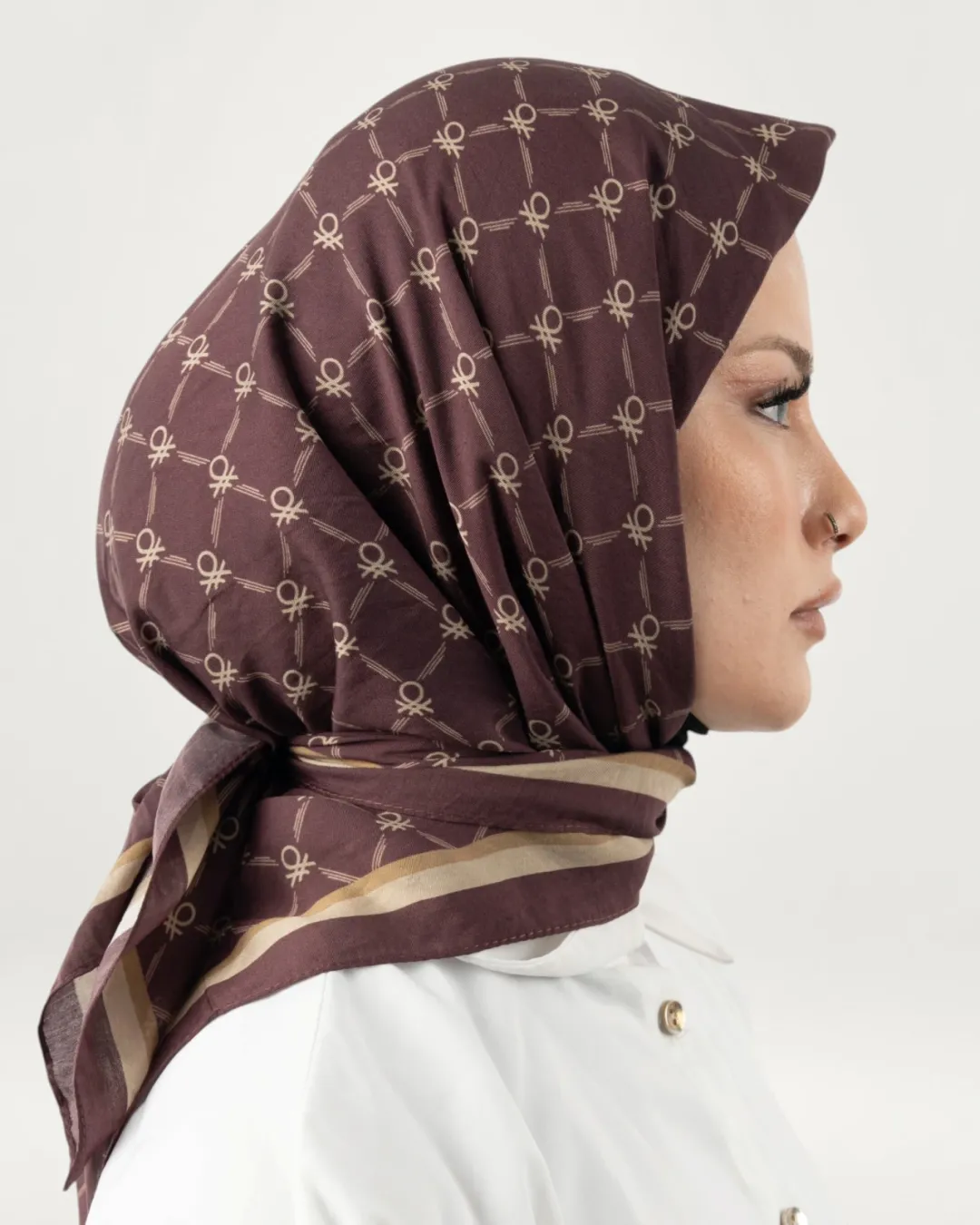 Benetton Siena Eşarp Mürdüm-07