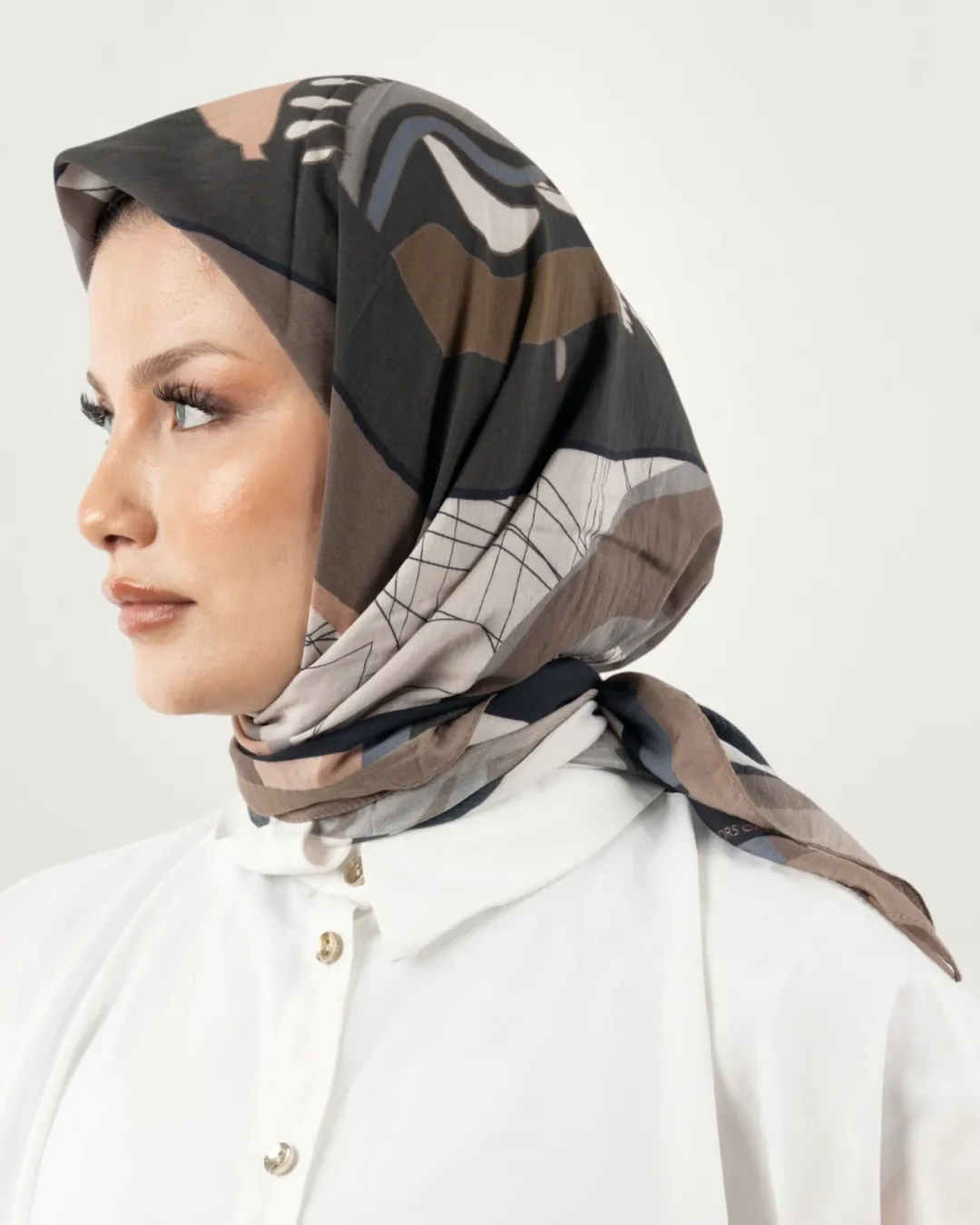 Benetton Siena Eşarp Vizon-11