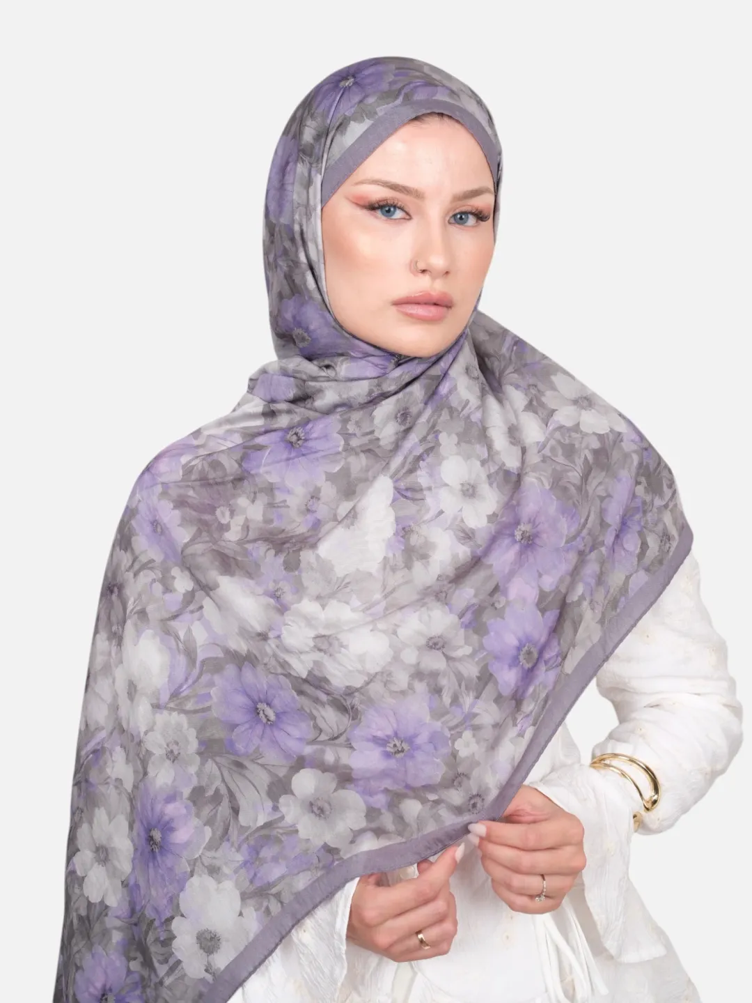Harem Scarf Bianca Tencel Şal Lila
